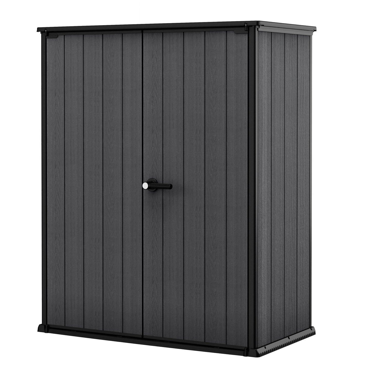 Premium Modern Vertical Outdoor Storage Shed - Keter Cortina Alto