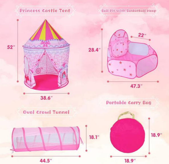 Princess Fairy Tale Indoor Outdoor Playhouse