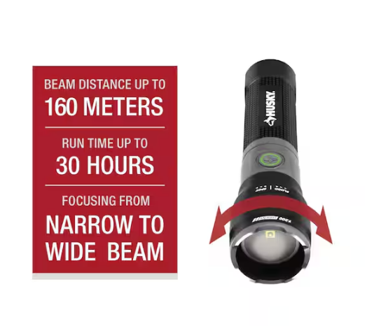 1200 Lumens Rechargeable LED Tactical Compact Flashlight