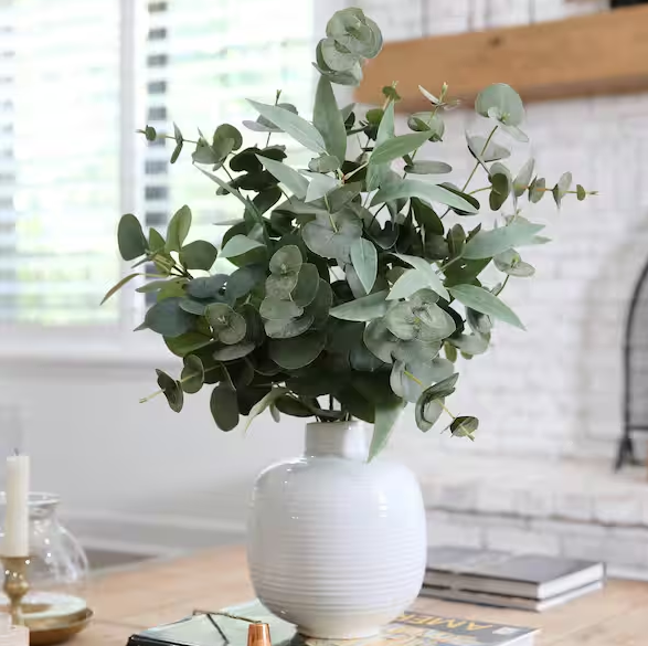 24 in. Green Artificial Eucalyptus Leaves