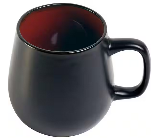 4 Piece 20 oz. Stoneware Beverage Mug Set in Assorted Colors