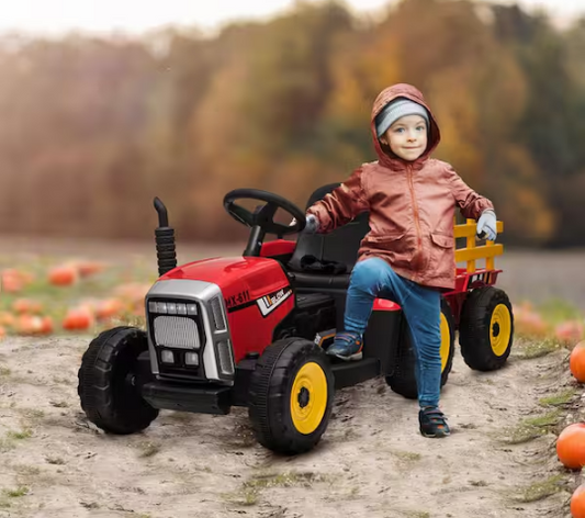 12-Volt Battery Powered Electric Tractor Toy