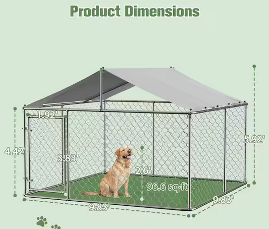 Outdoor Large Dog Kennel Pet Playpen Poultry Cage