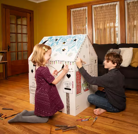 Holiday Cottage - Kids Art and Craft, Doodle