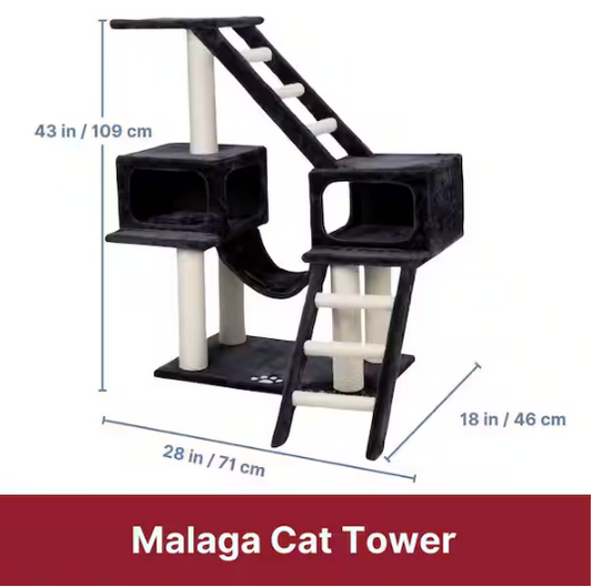 Gray Malaga Cat Playground