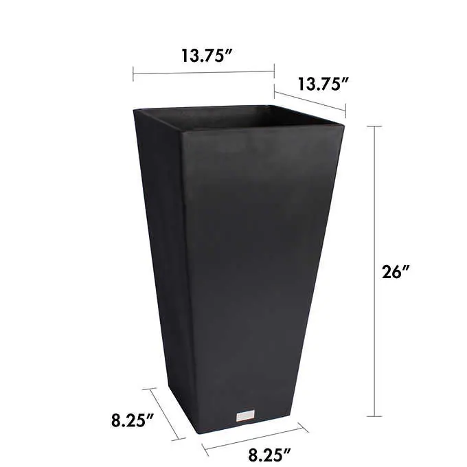 26" Taper Planter by Veradek, 2-pack