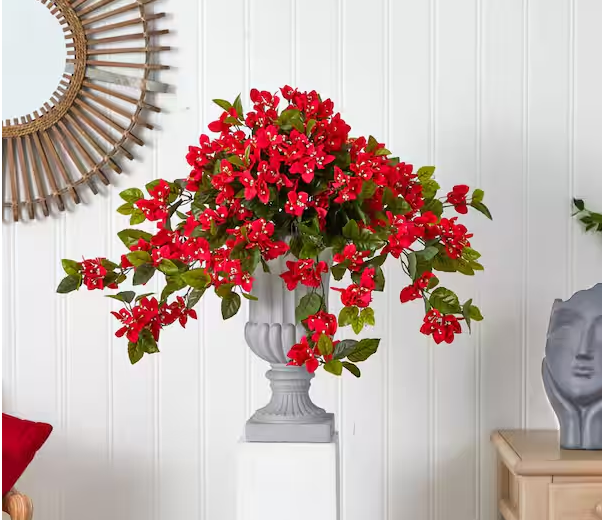 Artificial Bougainvillea with Urn UV Resistant