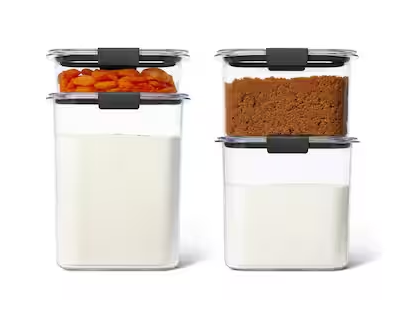 Brilliance 4-Piece Pantry Food Storage Container Set
