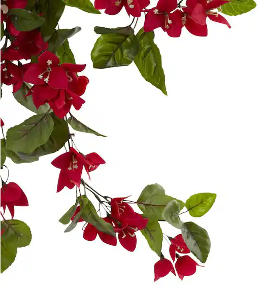 28 in. Bougainvillea Hanging Bush Artificial Plant