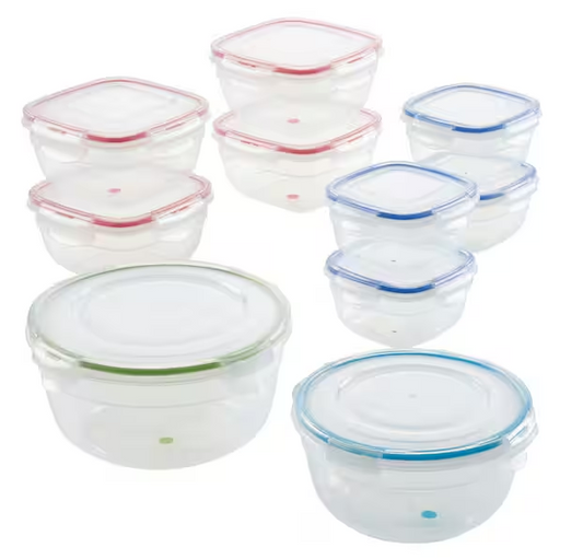 20-Piece Food Storage Container and Organization Set