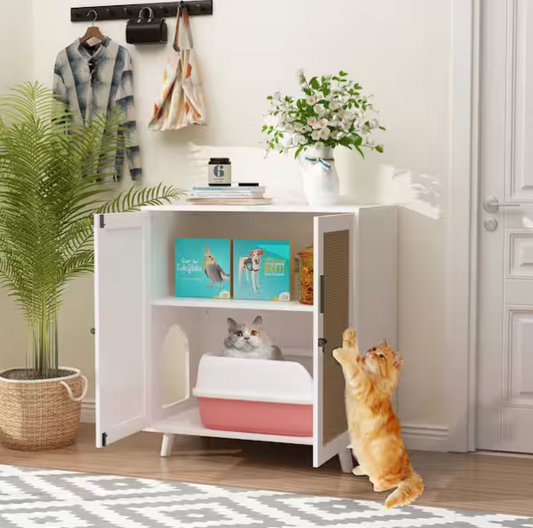 Modern Cat Litter Box Enclosure