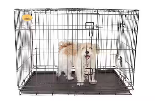 30 in. x 19 in. x 23 in. Wire Dog Crate - Small