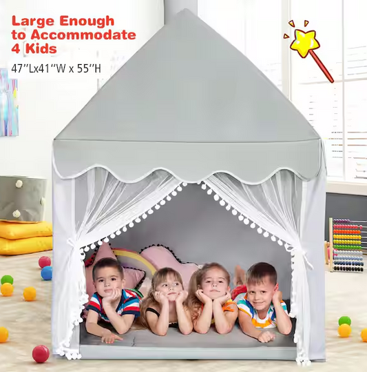 Kids Play Tent Large Playhouse with Mat