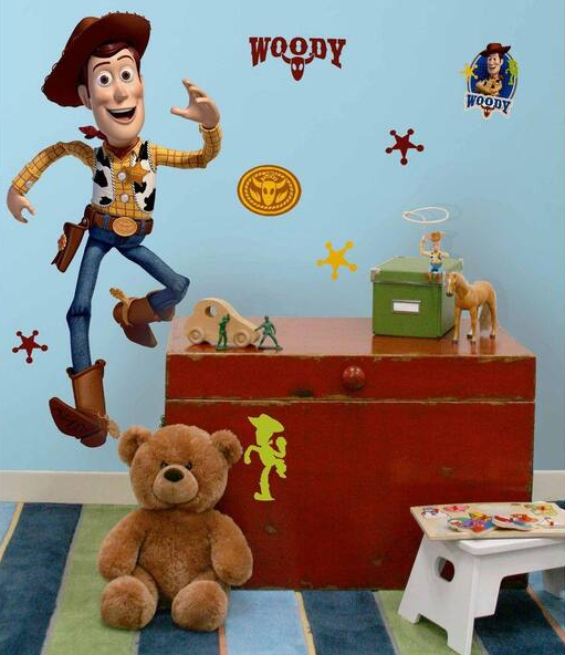 Toy Story Woody 18-Piece Peel and Stick Giant Wall Decals