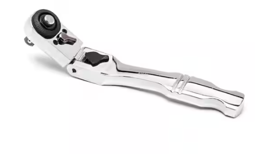 SAE/Metric Slim Flex-Head Ratchet and Socket Mechanics Tool Set