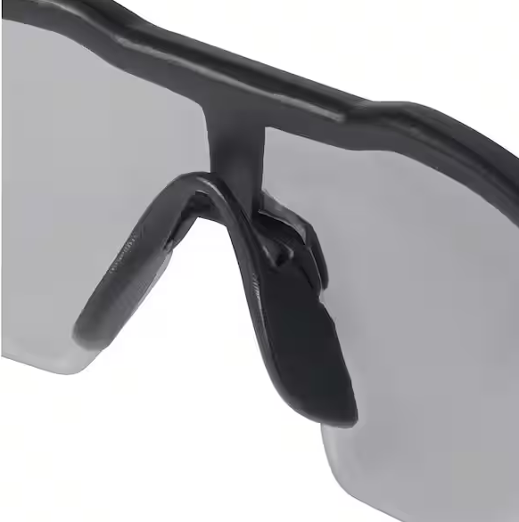 Safety Glasses with Gray Anti-Scratch Lenses (2-Pack)