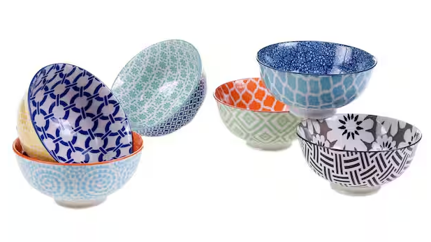 Chelsea Multi-color Bowls (Set of 6)
