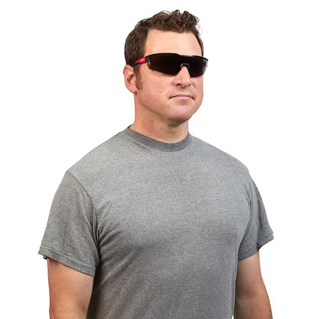 Safety Glasses with Tinted Anti-Scratch Lenses (4-Pack)