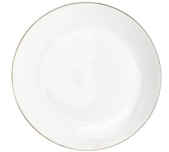 Ogalla 4-Piece Fine Ceramic 10.5 in. Dinner Plate Set