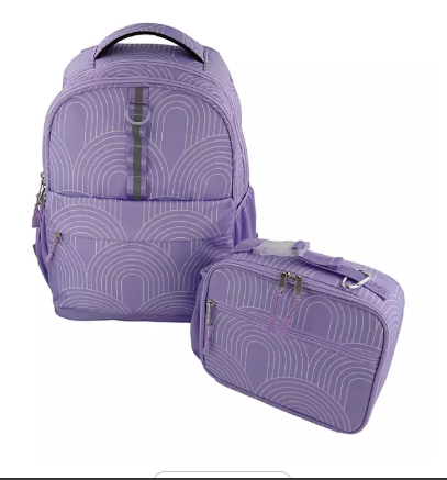 Kids Backpack with Matching Lunch Kit -2pc
