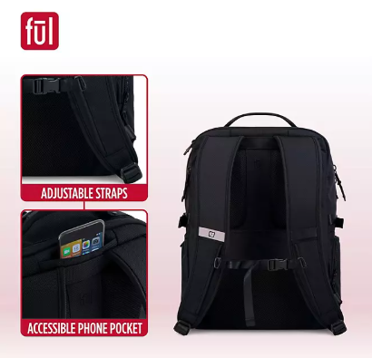 Ful Tactics Collection 17" Travel Laptop Backpack