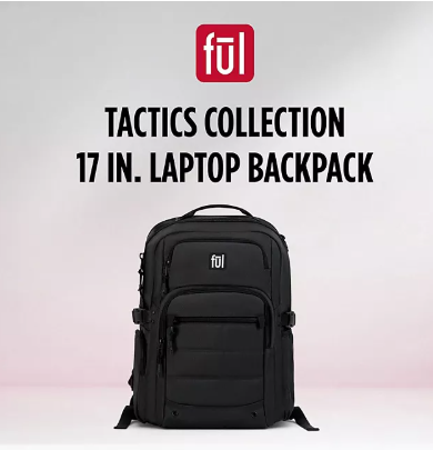 Ful Tactics Collection 17" Travel Laptop Backpack
