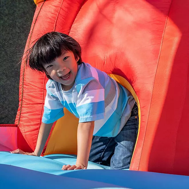 Play Rainbow Bounce House - My 1st Jump N Play Rainbow Bounce House