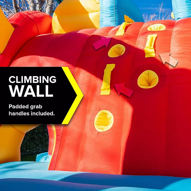 Play Rainbow Bounce House - My 1st Jump N Play Rainbow Bounce House
