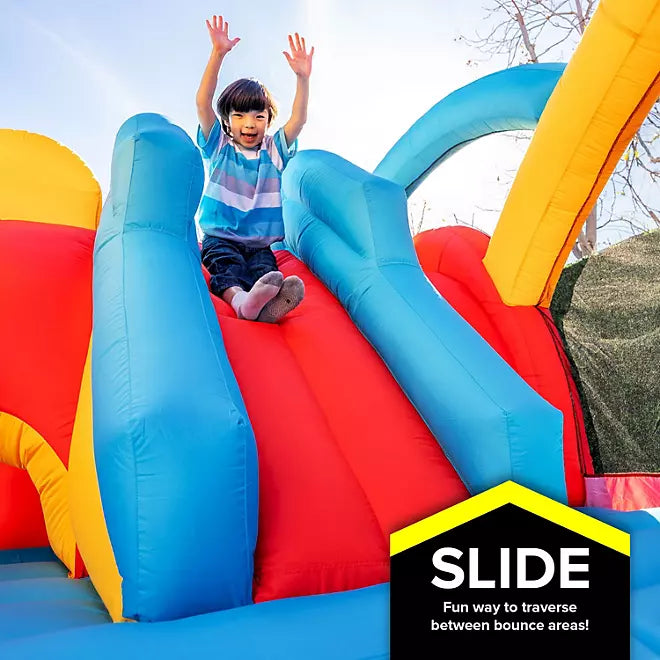 Play Rainbow Bounce House - My 1st Jump N Play Rainbow Bounce House