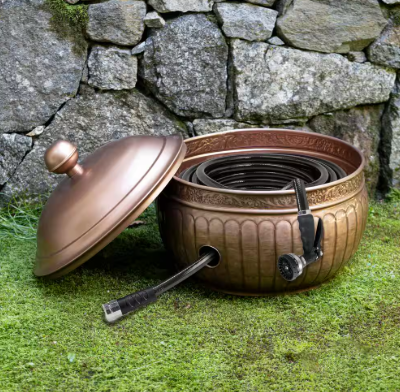 Hose Pot with Lid Copper Finish - La Jolla