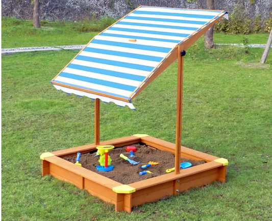 Kid's Sandbox With Cover