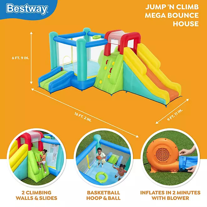 Jump'n Climb Kids - Bestway Inflatable Mega Bouncer