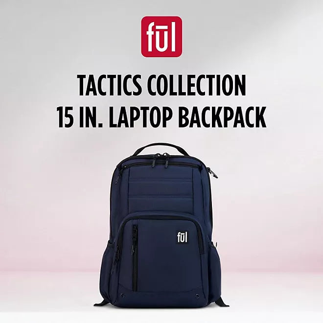 Laptop Backpack, Phantom Padded Computer Bag - Ful Tactics Collection 15