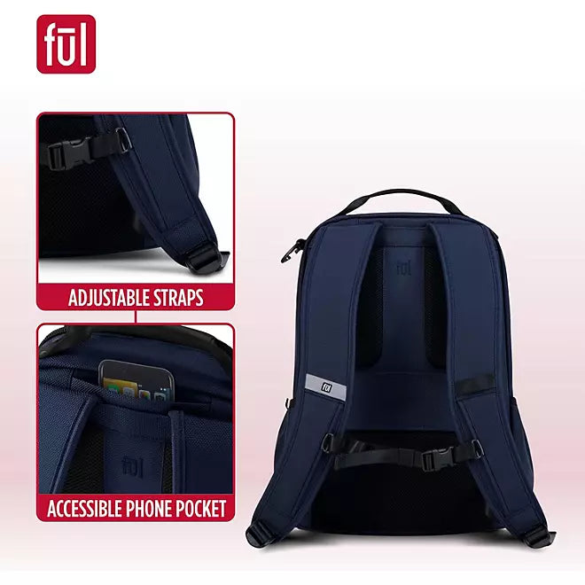 Laptop Backpack, Phantom Padded Computer Bag - Ful Tactics Collection 15