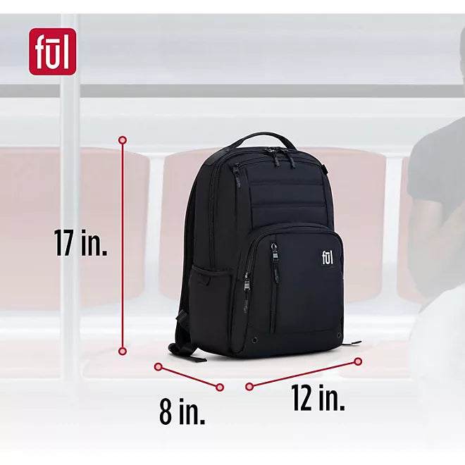 Laptop Backpack, Phantom Padded Computer Bag - Ful Tactics Collection 15