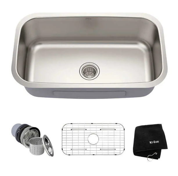 Undermount Single Bowl Stainless Steel Sink