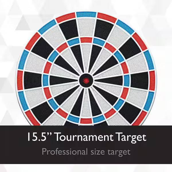 Showdown Electronic 15.5 in. Dartboard with Darts and Accessories