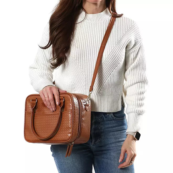 Jamison Faux Leather Lunch Bag