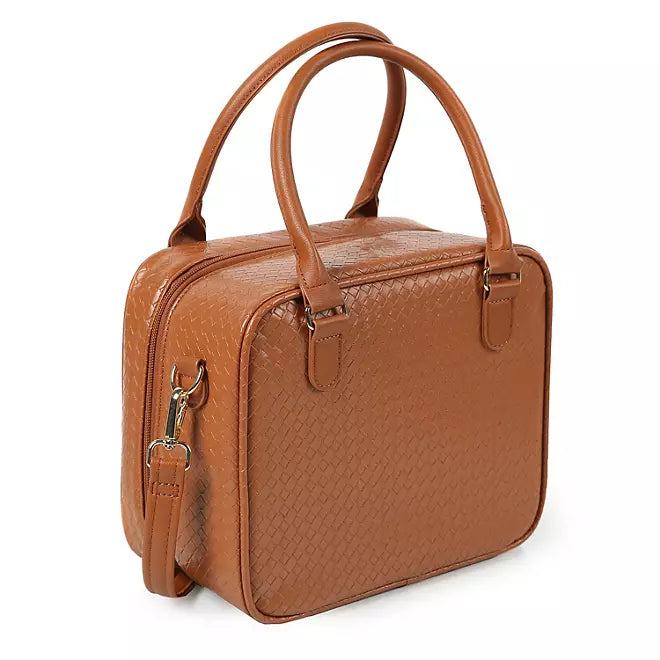 Jamison Faux Leather Lunch Bag - Thumbnail 2