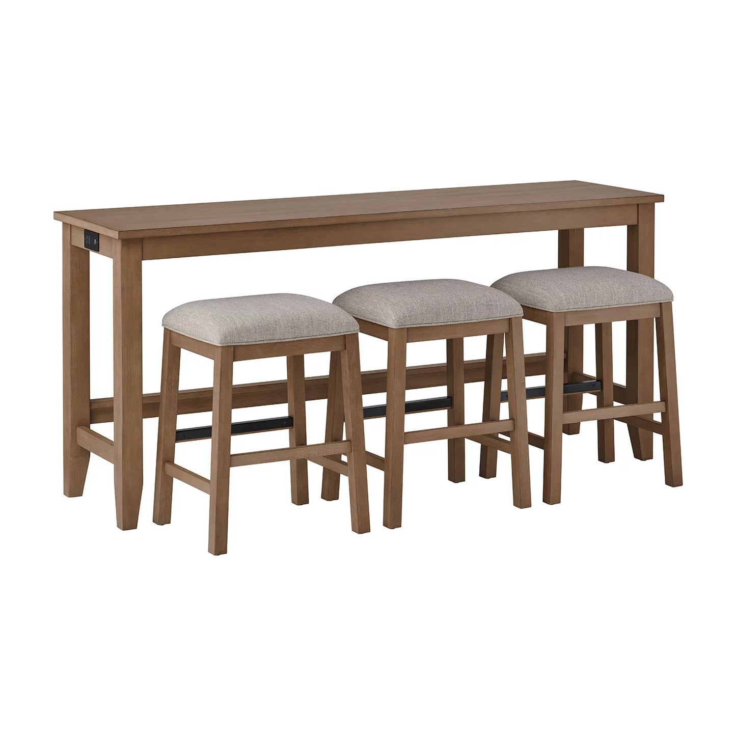 Member's Mark Lowell 4-Piece Sofa Table Set, Natural