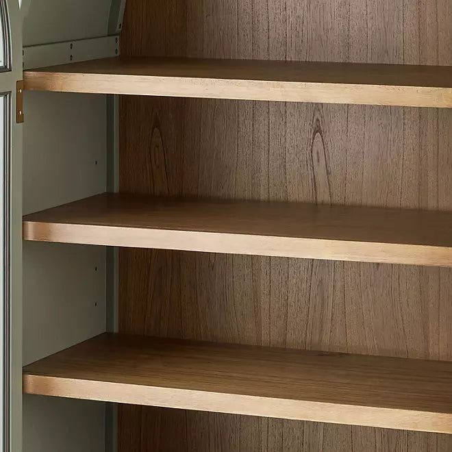 Mark Enzo Storage Cabinet With Rattan Cabinet Doors
