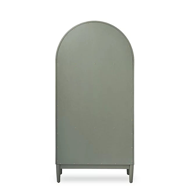 Mark Enzo Storage Cabinet With Rattan Cabinet Doors