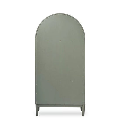 Mark Enzo Storage Cabinet With Rattan Cabinet Doors
