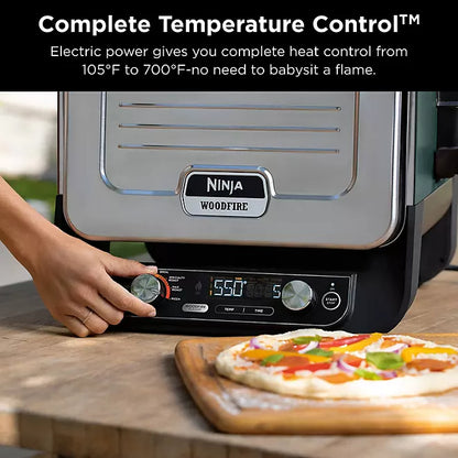 Woodfire 8-in-1 Outdoor Pizza Oven & Smoker with Woodfire Technology