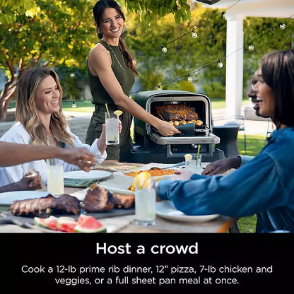 Woodfire 8-in-1 Outdoor Pizza Oven & Smoker with Woodfire Technology