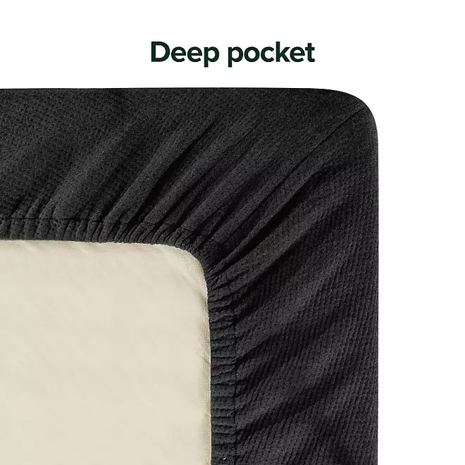 Night Therapy 3" Graphite Cooling Memory Foam Mattress Topper