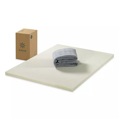 Night Therapy 3" Graphite Cooling Memory Foam Mattress Topper