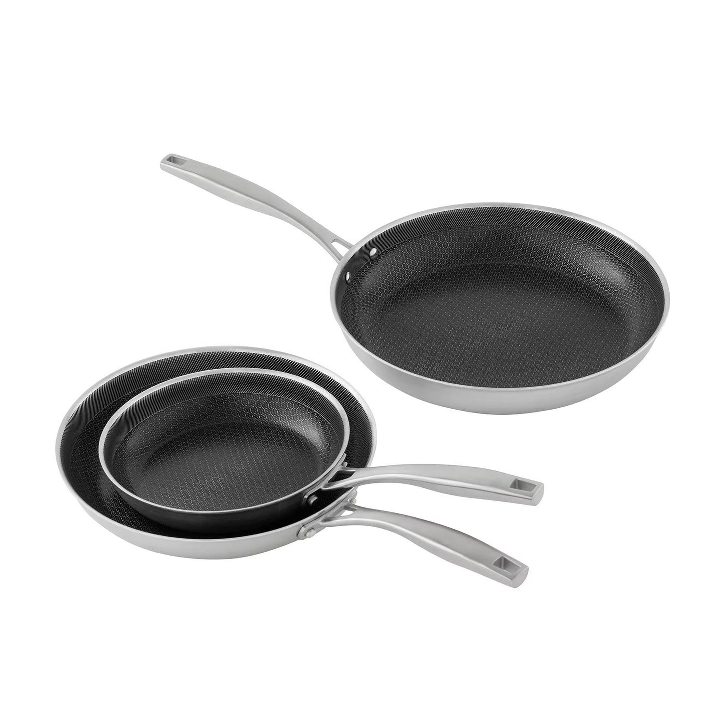 3-Piece Hybrid Fry Pan Set