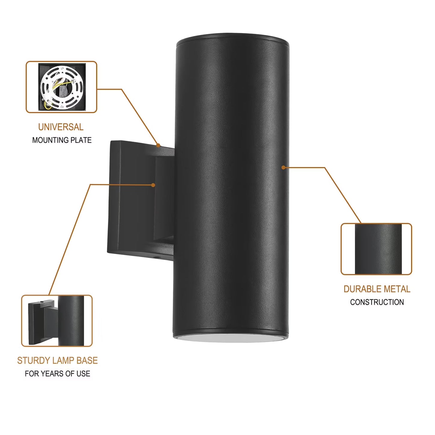 Cedar Hill 800 Lumen LED Wall Light