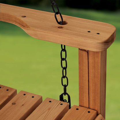 Cedar Farmhouse Porch Swing